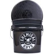 Chemical Guys ACC108 Heavy Duty Smoked Black Detailing Bucket 4.25 Gallon