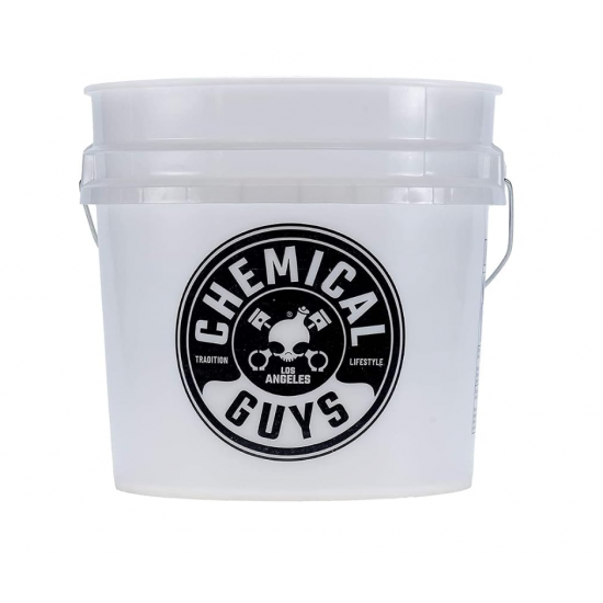 Chemical Guys ACC106 Heavy Duty Ultra Clear Detailing Bucket 4.25 Gallon