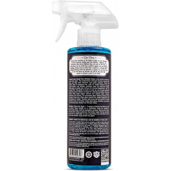 Chemical Guys CLD30016 Streak Free Window Cleaner 16oz