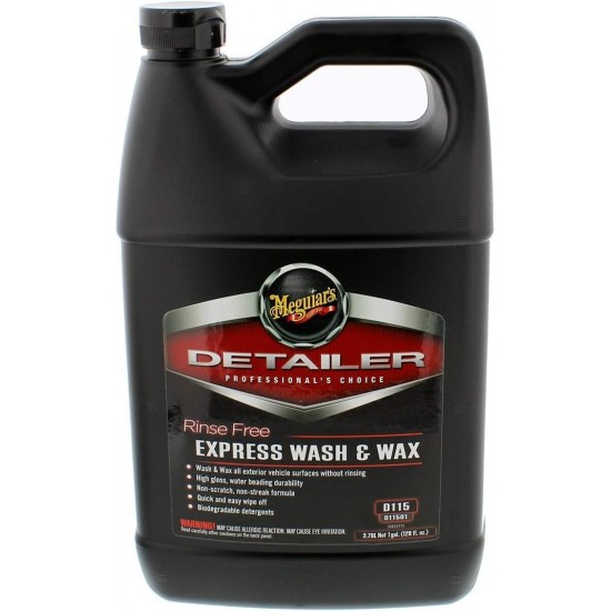 Meguiar's D11501 Rinse Free Express Wash & Wax
