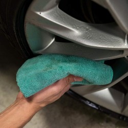 Chemical Guys MICMGREEN03 Workhorse Professional Grade Microfiber 3 packs-Green