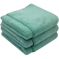Chemical Guys MIC36403 Workhorse XL Professional Grade Microfiber Towel, 24" x 16" (3 Pack)-Green