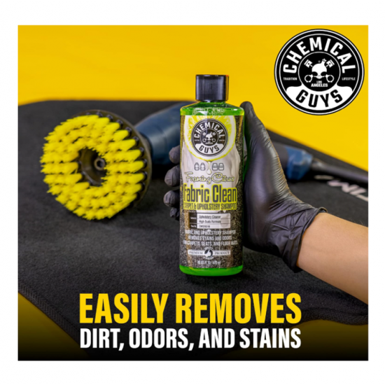 Chemical Guys Foaming CWS203 Citrus Fabric Clean Carpet And Upholstery Shampoo And Odor Eliminator (1G)