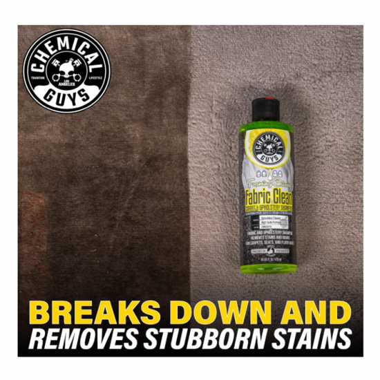 Chemical Guys Foaming CWS203 Citrus Fabric Clean Carpet And Upholstery Shampoo And Odor Eliminator (1G)