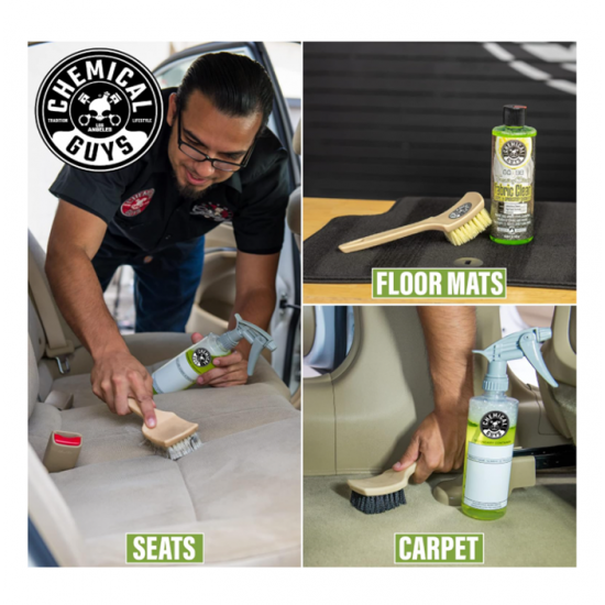 Chemical Guys Foaming CWS203 Citrus Fabric Clean Carpet And Upholstery Shampoo And Odor Eliminator (1G)