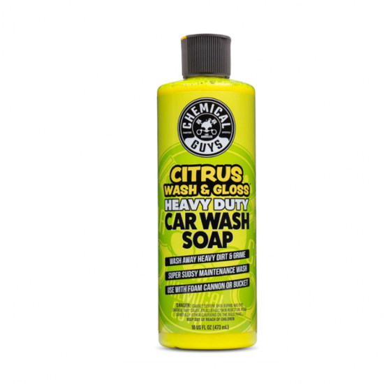Chemical Guys CWS_301_16 Citrus Wash And Gloss Concentrated Car Wash (16 Oz) 