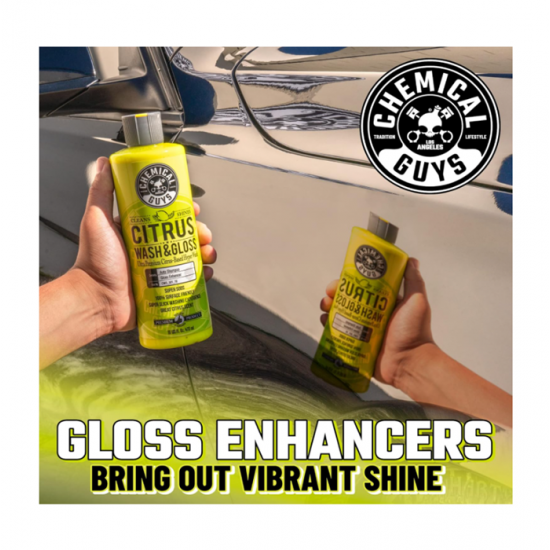 Chemical Guys CWS_301_16 Citrus Wash And Gloss Concentrated Car Wash (16 Oz) 