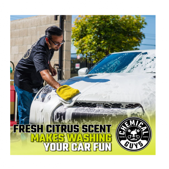 Chemical Guys CWS_301_16 Citrus Wash And Gloss Concentrated Car Wash (16 Oz) 