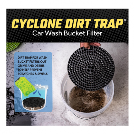Chemical Guys DIRTTRAP01 Cyclone Dirt Trap-Black 