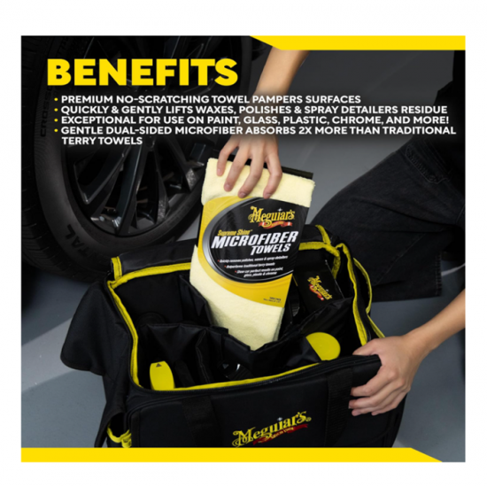 Meguiar's X2020 Supreme Shine Microfiber Towels 3 packs