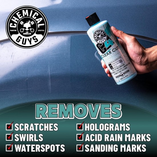 Chemical Guys GAP11616 C4 Clear Cut Correction Compound (16 Fl. Oz.)
