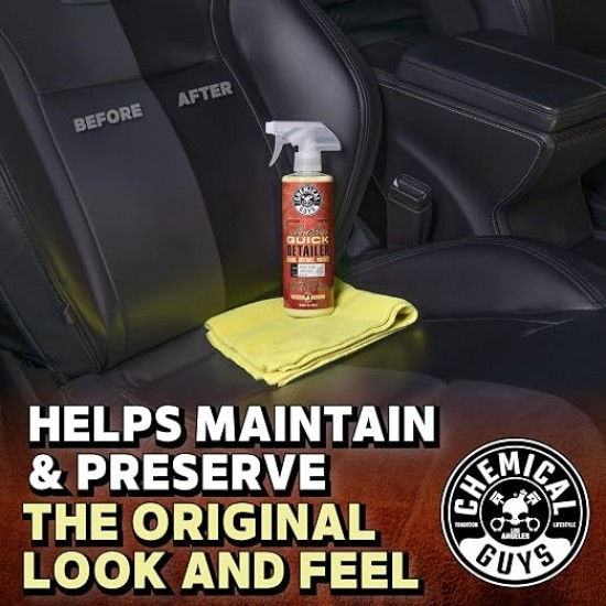 Chemical Guys SPI21616 Leather Quick Detailer Matte Finish Leather Care Spray (16 Oz)