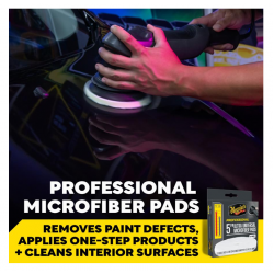 Meguiar's Professional 5" Microfiber Pad, 2pk, 12/CV