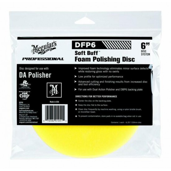 DA Foam Polishing Disc 6" 